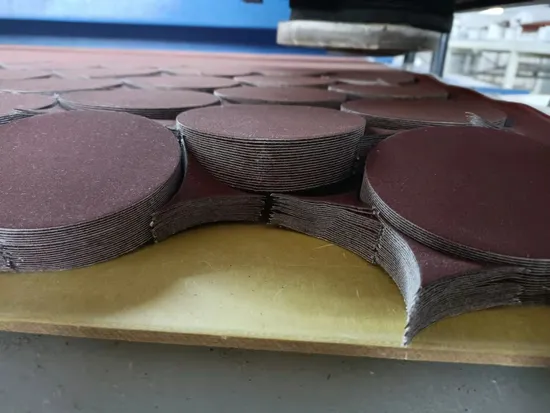 Disco abrasivo con velcro rotondo in pellicola PET verde, grana 40