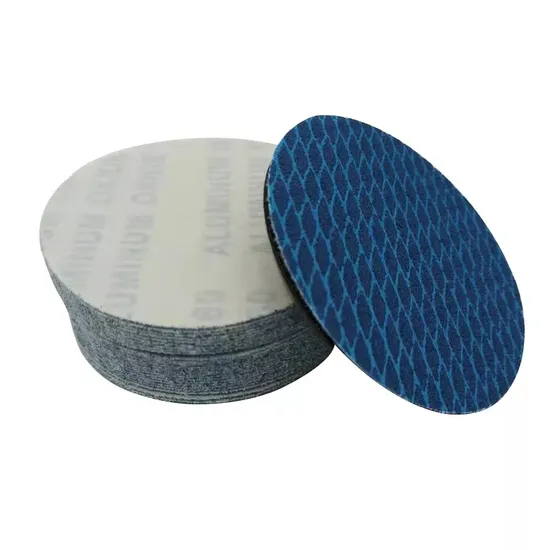 Disco abrasivo rotondo in ossido di alluminio blu Vlecro, abrasivo durevole, all'ingrosso in fabbrica, da 5 pollici