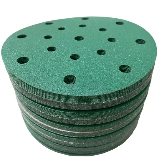 Disco abrasivo in ossido di alluminio da 9 pollici con gancio e passante per lucidatura di legno, auto, metallo, cartongesso e acciaio